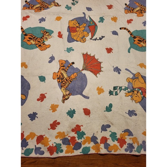 Vintage Beacon 90s Winnie The Pooh Blanket - Picture 2 of 4